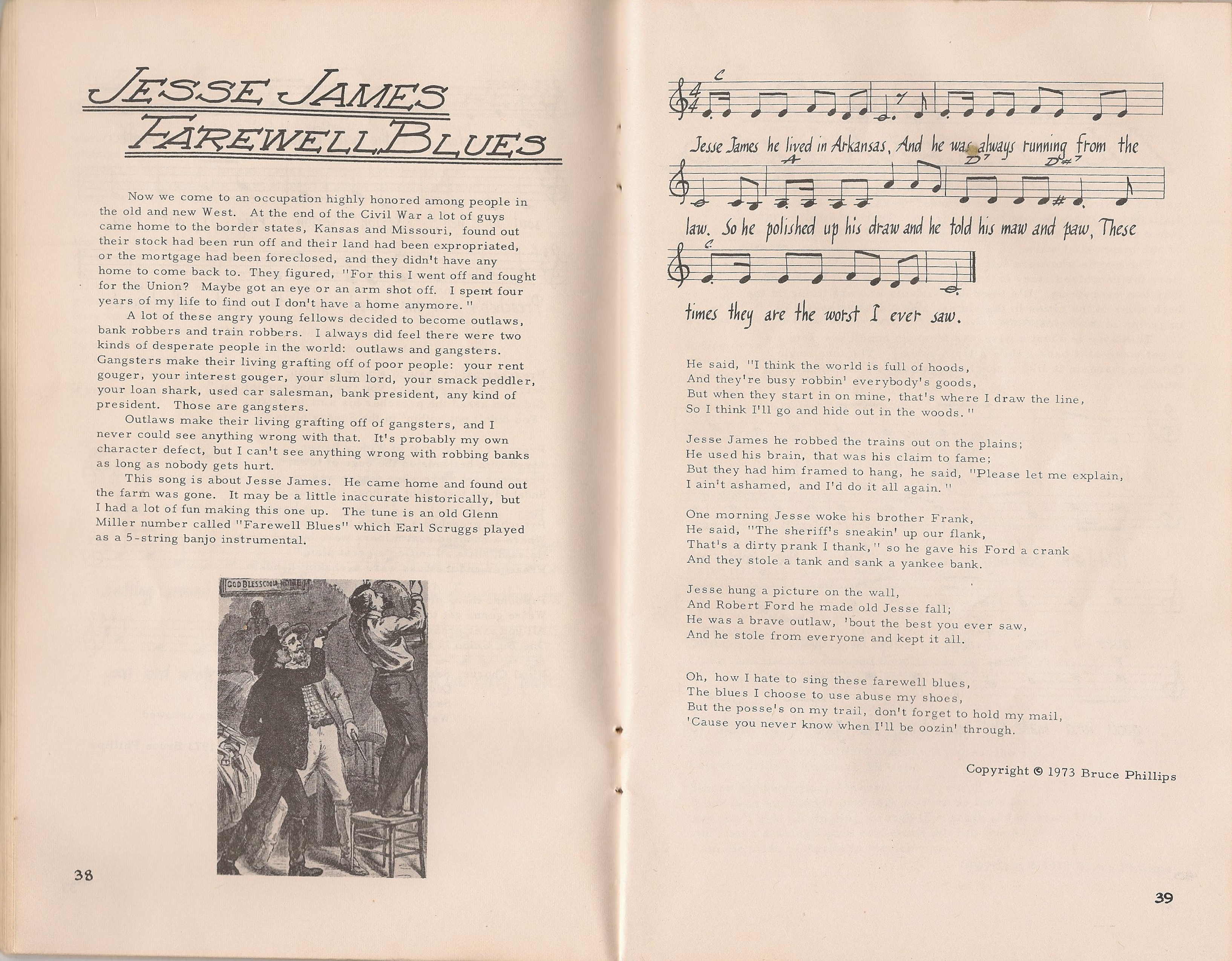 Jesse James' Farewell Blues